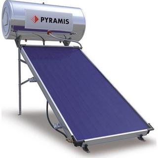 Pyramis Ηλιακός Θερμοσίφωνας 160Lt/2m² Επιλεκτικού συλλέκτη Διπλής Ενέργειας 026000305