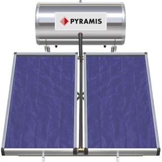 Pyramis Ηλιακός Θερμοσίφωνας 160Lt / 3m² Επιλεκτικού συλλέκτη Διπλής Ενέργειας (026000405)