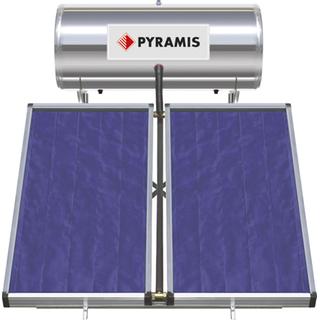 Pyramis Ηλιακός Θερμοσίφωνας 200Lt / 3m² Επιλεκτικού συλλέκτη Διπλής Ενέργειας (026000505)