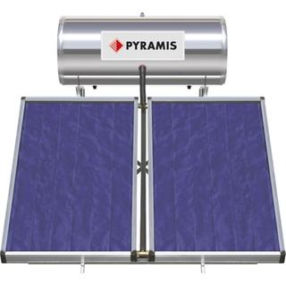Pyramis Ηλιακός Θερμοσίφωνας 200Lt / 4m² Επιλεκτικού συλλέκτη Διπλής Ενέργειας (026000605)