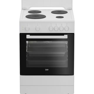 Beko FSM66001GWS Κουζίνα 72lt με Εμαγιέ Εστίες Π60εκ. Λευκή