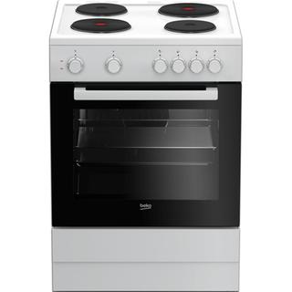 Beko FSS 66000 W Κουζίνα 71lt με Εμαγιέ Εστίες Π60εκ. Λευκή