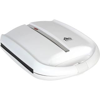 Τοστιέρα αντικολλητική 1400W χρώμα λευκό 25x33x10εκ.