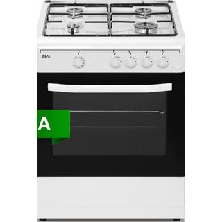 Ideal IDCG6400W Κουζίνα Υγραερίου 55lt με Εστίες Υγραερίου Π60εκ. Λευκή