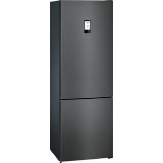 iQ500 Ελεύθερος ψυγειοκαταψύκτης Siemens  203 x 70 cm Black stainless steel KG49NAXDP