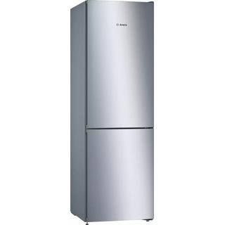 Serie | 4 Ελεύθερος ψυγειοκαταψύκτης Bosch 186 x 60 cm INOX look KGN36VLED