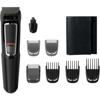 MG3730/15 Philips Multigroom Series 3000 8 in 1 Σετ Επαναφορτιζόμενης Κουρευτικής Μηχανής Μαύρο