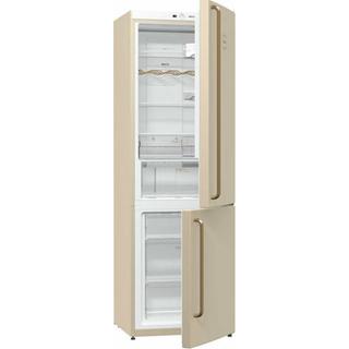 Gorenje NRK6202CLI Ψυγειοκαταψύκτης 331lt NoFrost Υ200xΠ60xΒ59.2εκ. Μπεζ