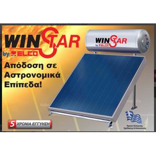 WINSTAR by ELCO 160lt/2,3m² Hλιακός Θερμοσίφωνας Διπλής Ενεργείας 160lt Με Βάση Κεραμοσκεπής