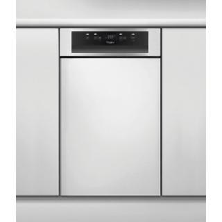 Whirlpool WSBC 3M17 X εντοιχιζόμενο πλυντήριο πιάτων 45εκ. inox